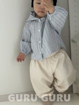 ［guru guru］Stripe hood shirt (baby & kids)