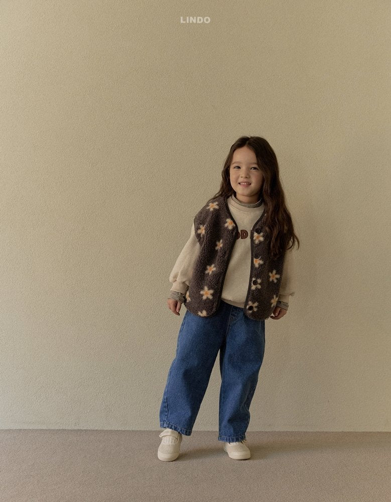 ［LINDO］Comma denim pants