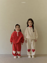 ［LINDO］Big heart jogger pants