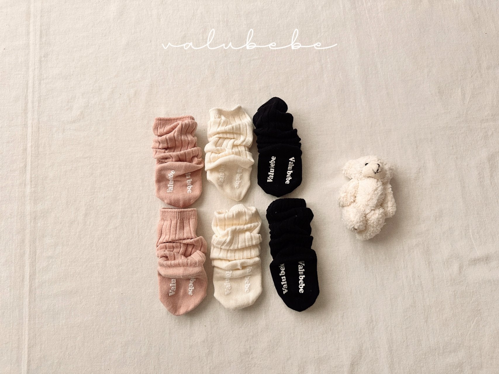 ［valubebe］Daily rib socks (baby)