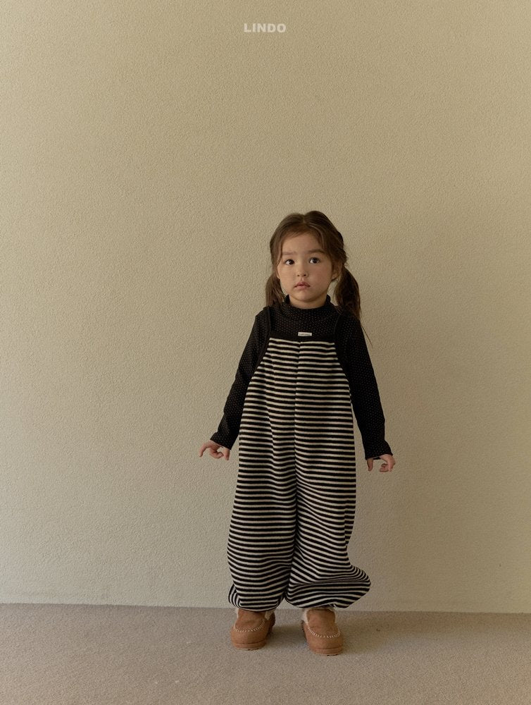 ［LINDO］Candy suspender pants