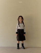 ［LINDO］Heart bi color tee