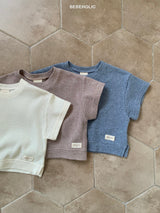 ［bebe holic］Rough waffle tee