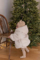 ［OREN］Snow coco fur coat