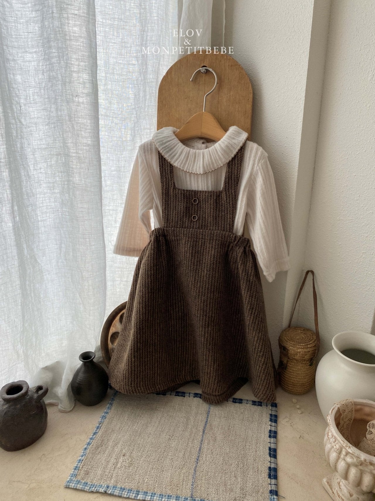 ［Mon petit bebe］Luane frill tee