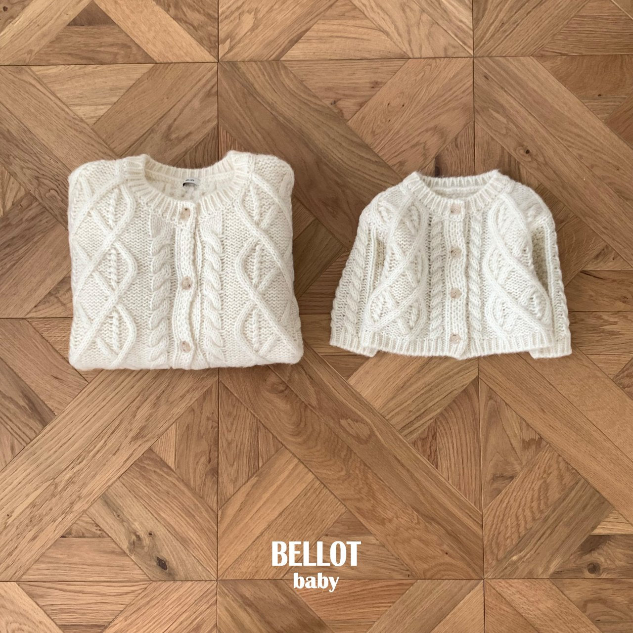 ［BELLOT］Alpha wool cardigan (baby)