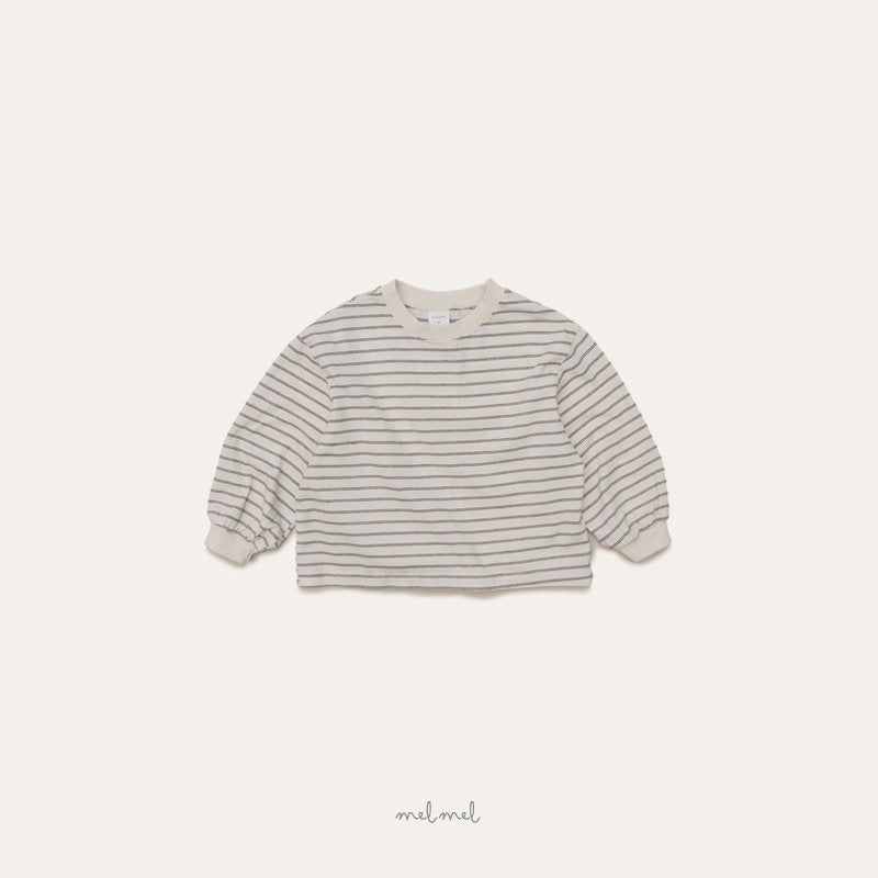 ［MELMEL］Lip stripe tee