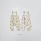 ［bebenine］Flower Overall Pants