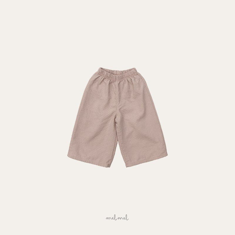 ［MELMEL］Dot wide pants