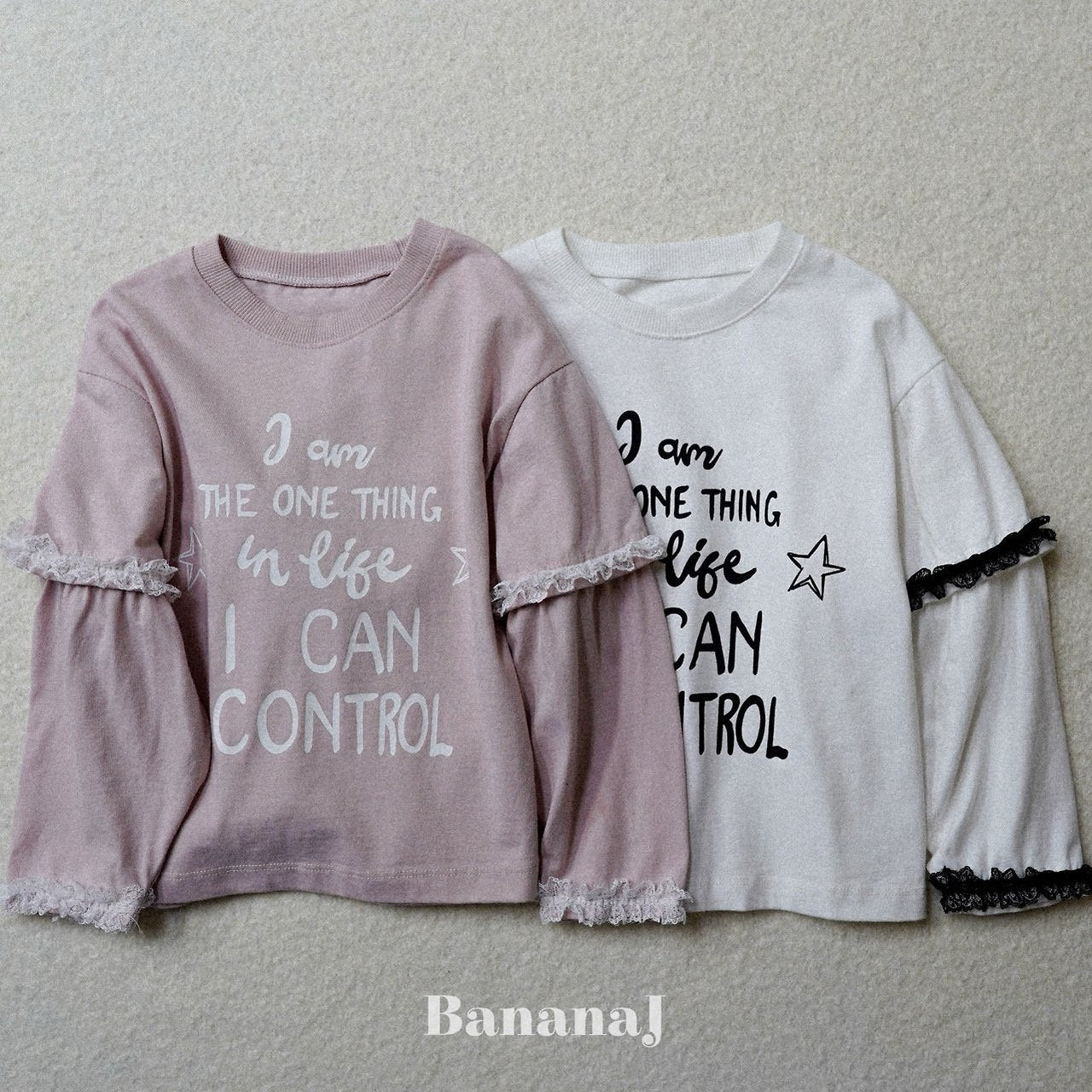 ［BANANAJ］Control layered tee
