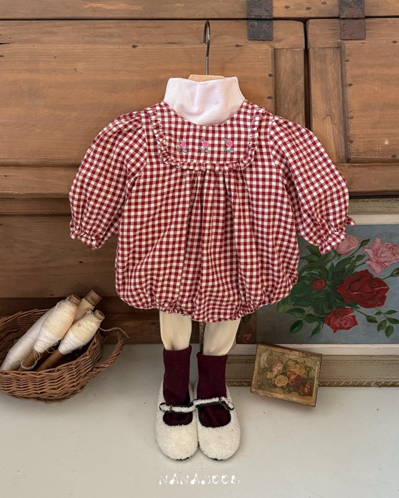 ［nanamood by BANANAJ］Soft turtleneck tee