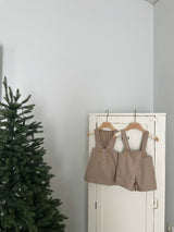 ［monbebe］Window check one-piece