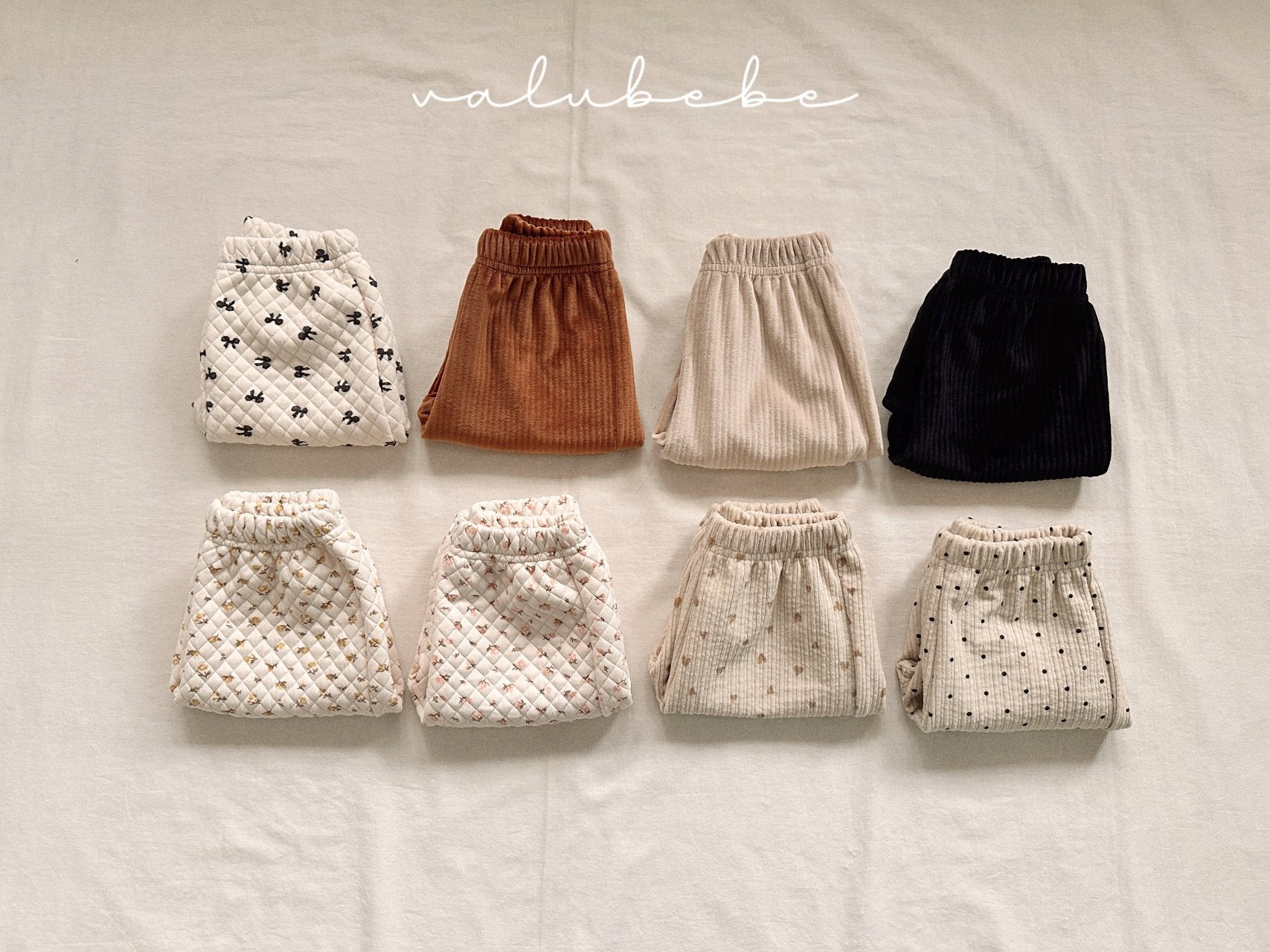 ［valubebe］Winter embossing pants (baby & kids)