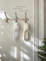 ［monbebe］Winter bunny lace bonnet