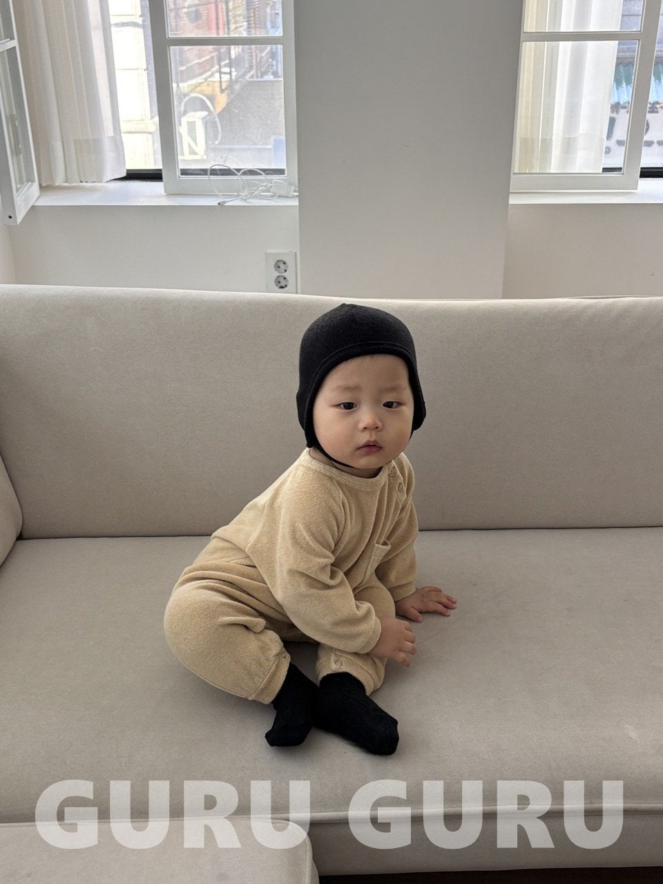 ［guru guru］Terry pocket suit (baby)