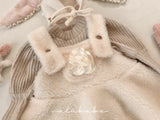 ［valubebe］Flower boa suspender skirt (baby)