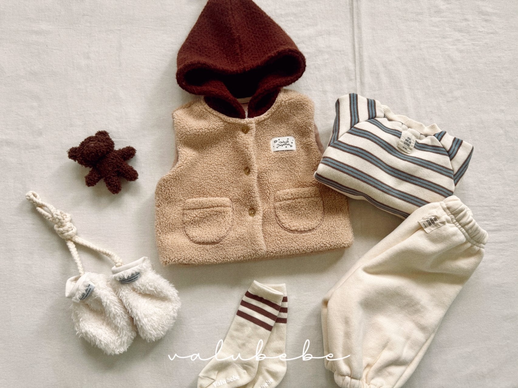 ［valubebe］Multi stripe warm mtm (baby & kids)