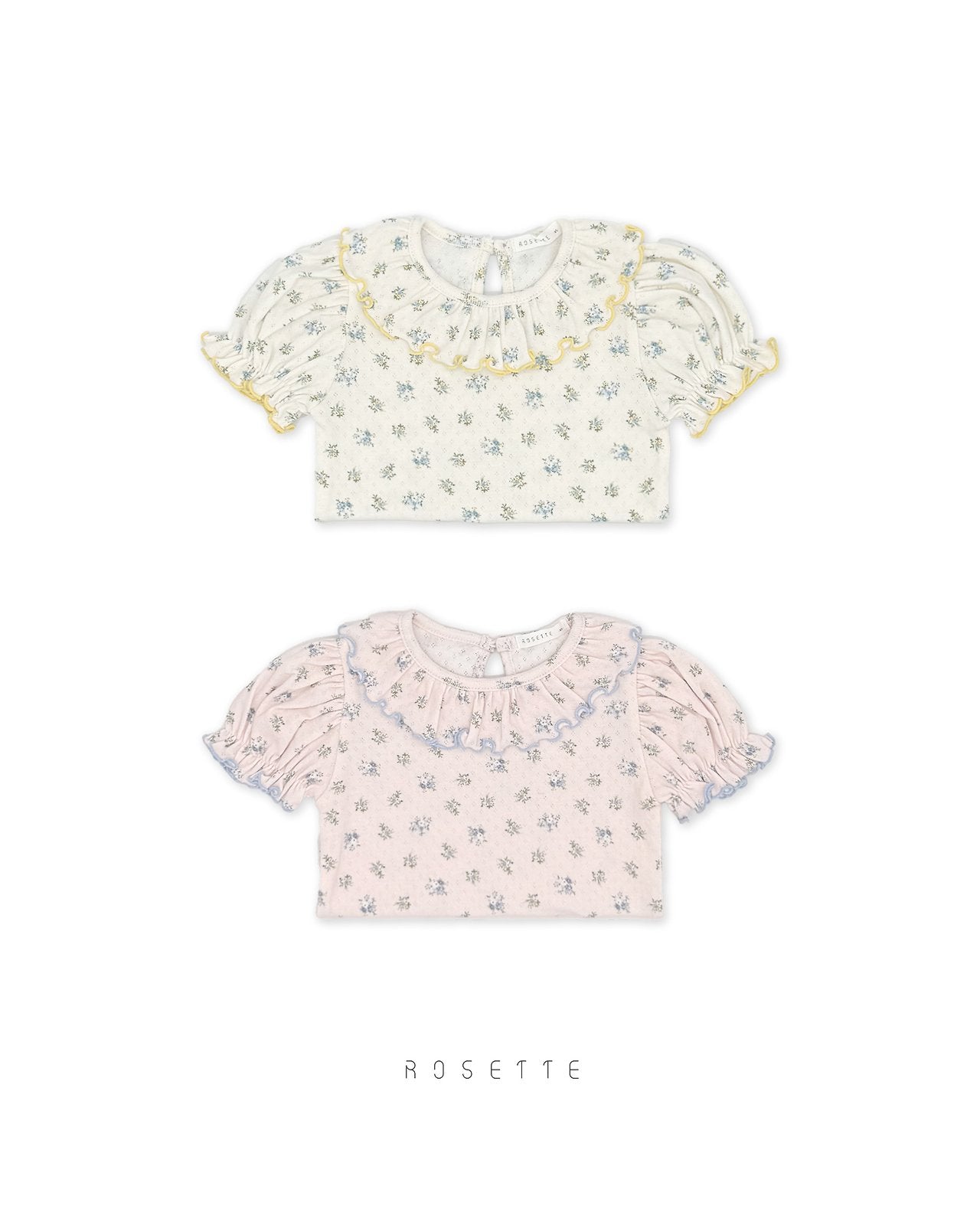 ［ROSETTE］Coco shirring puff tops