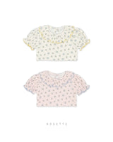 ［ROSETTE］Coco shirring puff tops