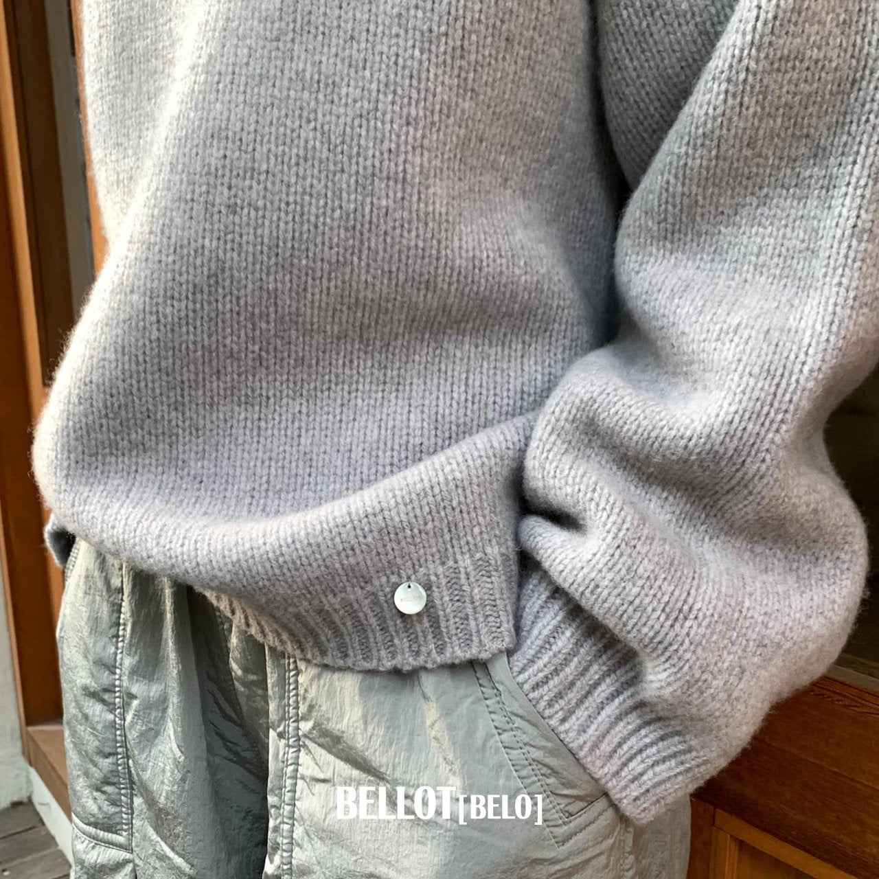 ［BELLOT］Via wool knit (mom)