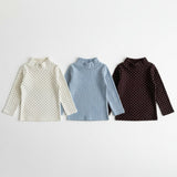 ［azalea］Ghana dot halfneck tops (baby)
