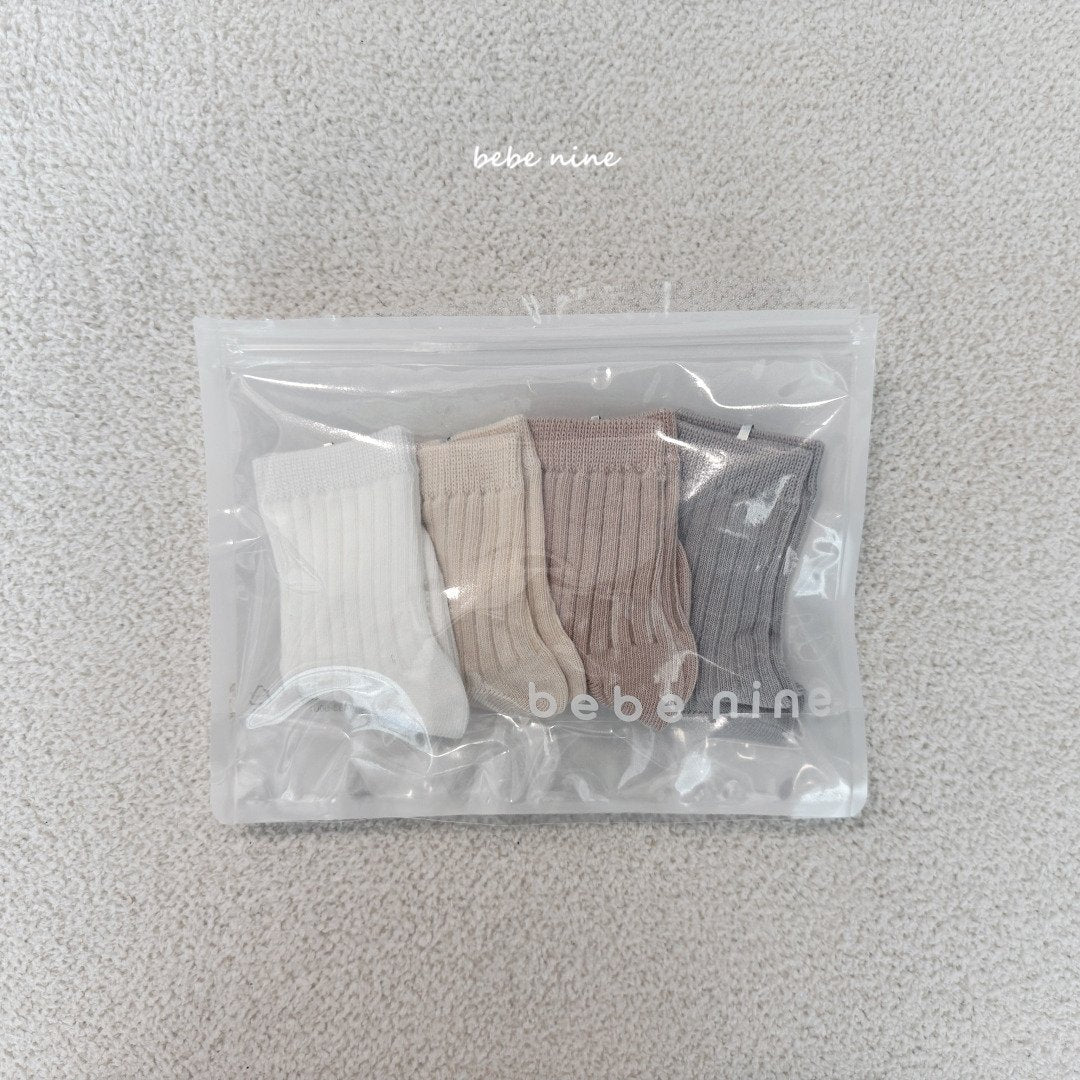 ［bebenine］Butter Knee Socks Set