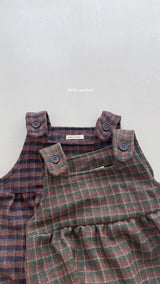 ［mimi market］Olly suspender rompers