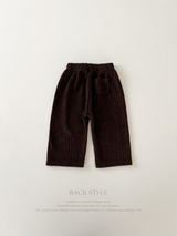 Knit cable pants