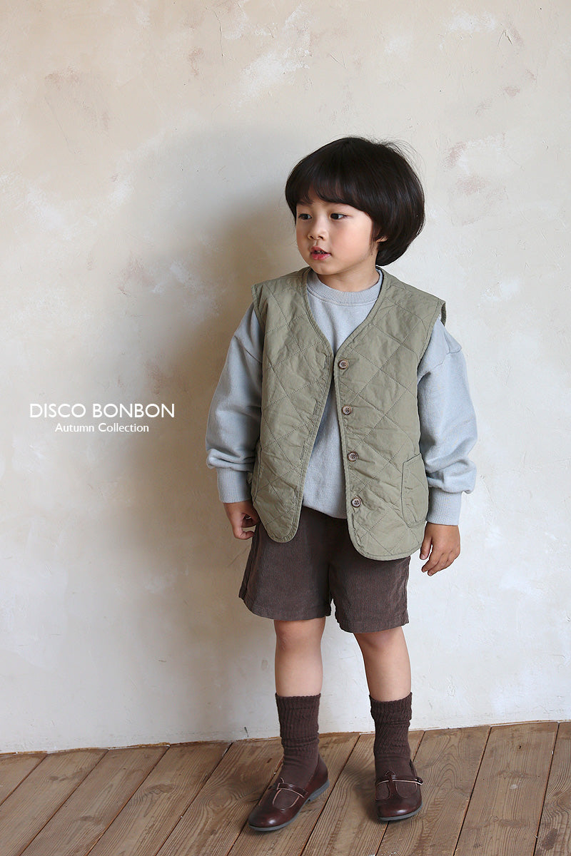 ［DISCO BONBON］Warm nubi vest