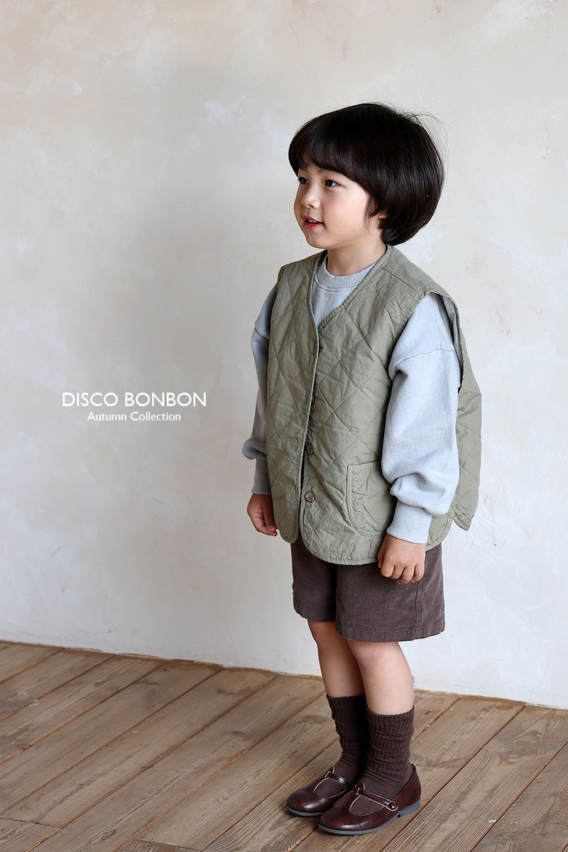 ［DISCO BONBON］Warm nubi vest