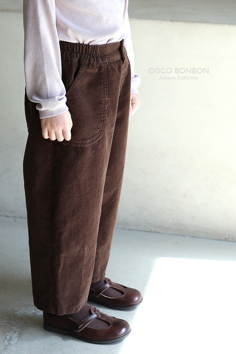 ［DISCO BONBON］Soft corduroy pants